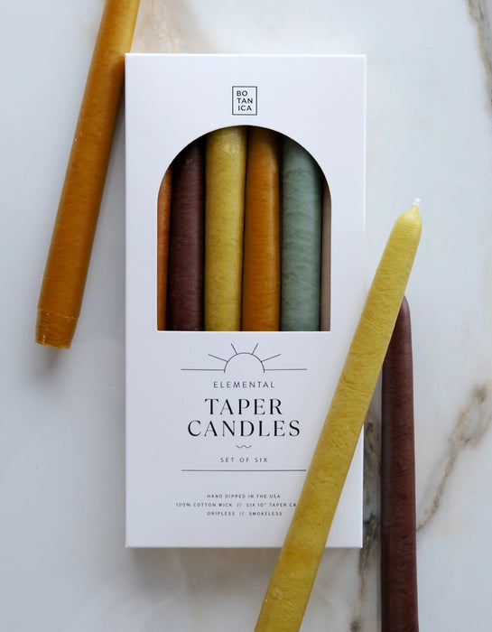 Elemental Zodiac Taper Candle Set