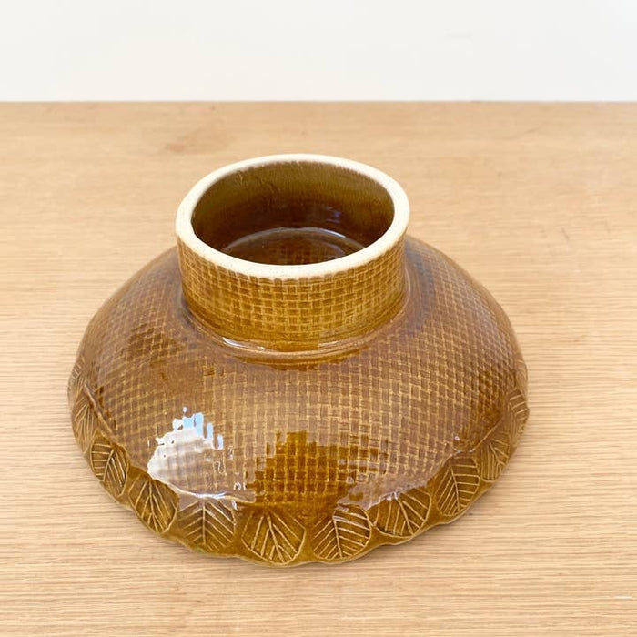 Botanical High Footed Ceramic Fruit Bowl