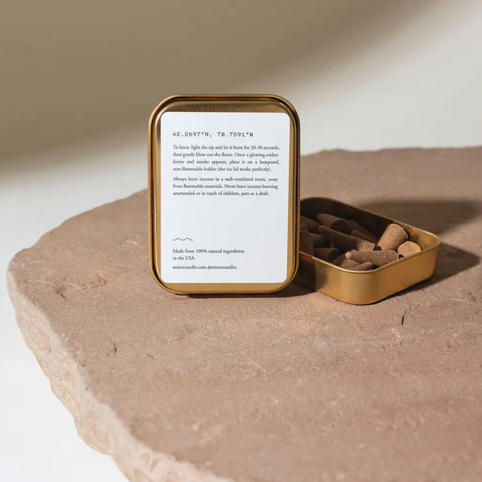Voyage Incense Cones - Coconut, Cedar, Vetiver & Amyris