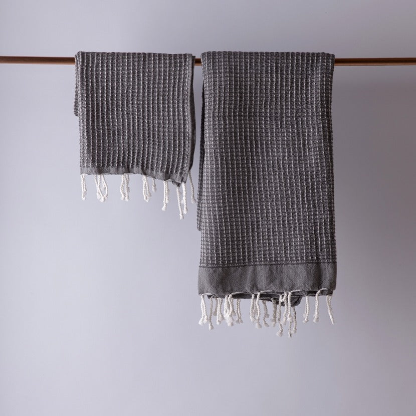 Waffle Handwoven Hand Towel (By Land & Sea Nyack, NY)