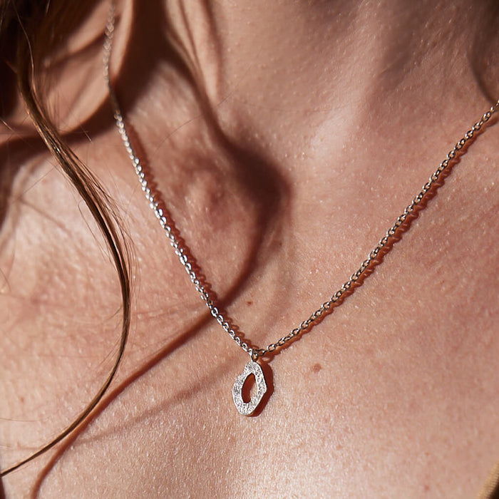 Canyon Tiny Charm Necklace - Sterling Silver
