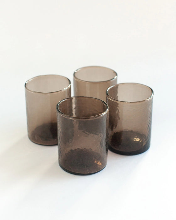 Handblown Hammered Glass