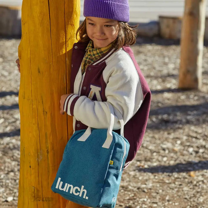 Organic Cotton Zipper Lunch Bag