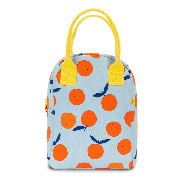Organic Cotton Zipper Lunch Bag