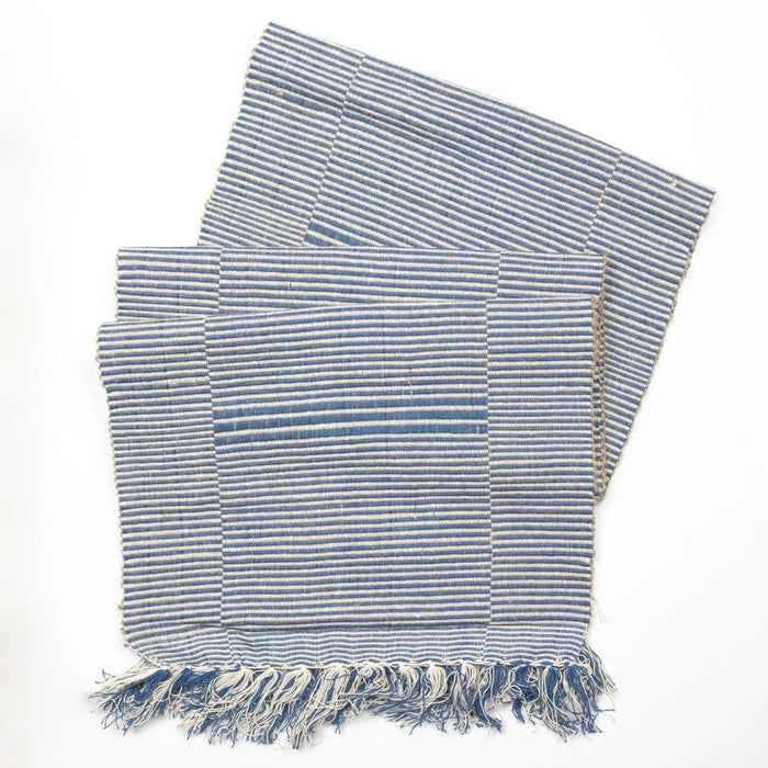 Hand Loomed Cotton & Jute Table Runner