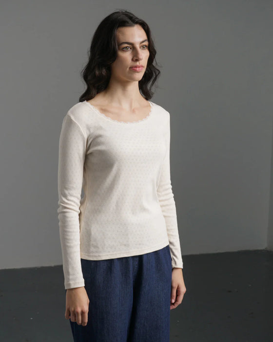 Cali Pointelle Tee
