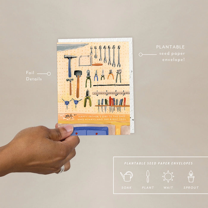 Father's Day Dad's Tools Card