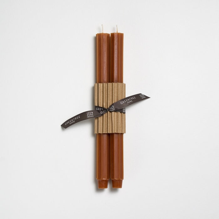 12" Fluted Church Tapers - Set of 2