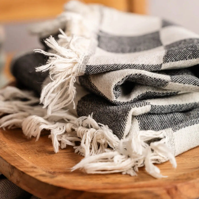 Tomato Hand Stitched Kitchen Towel - Set of 2