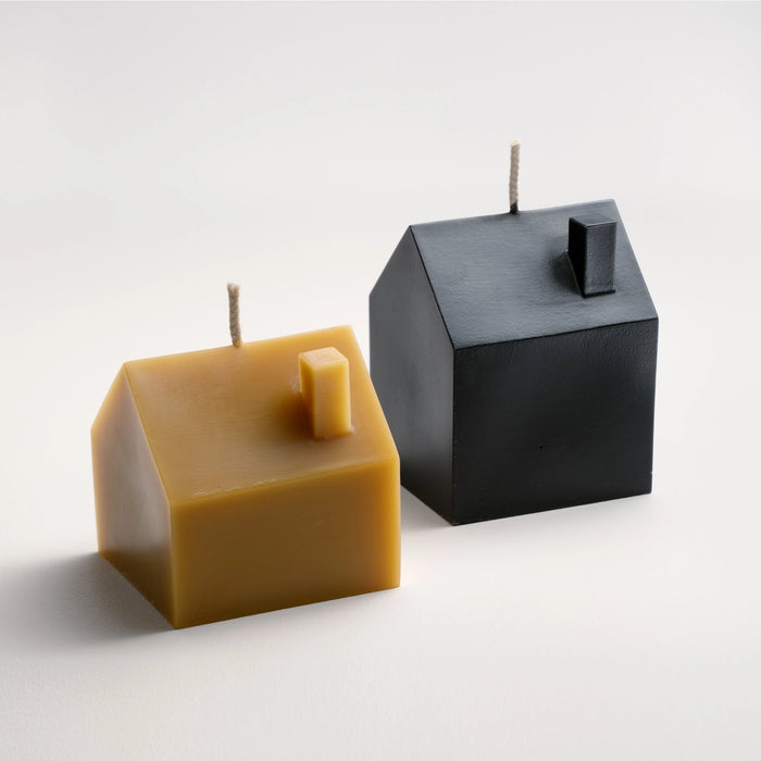 Handmade Beeswax Sculptural House Candle