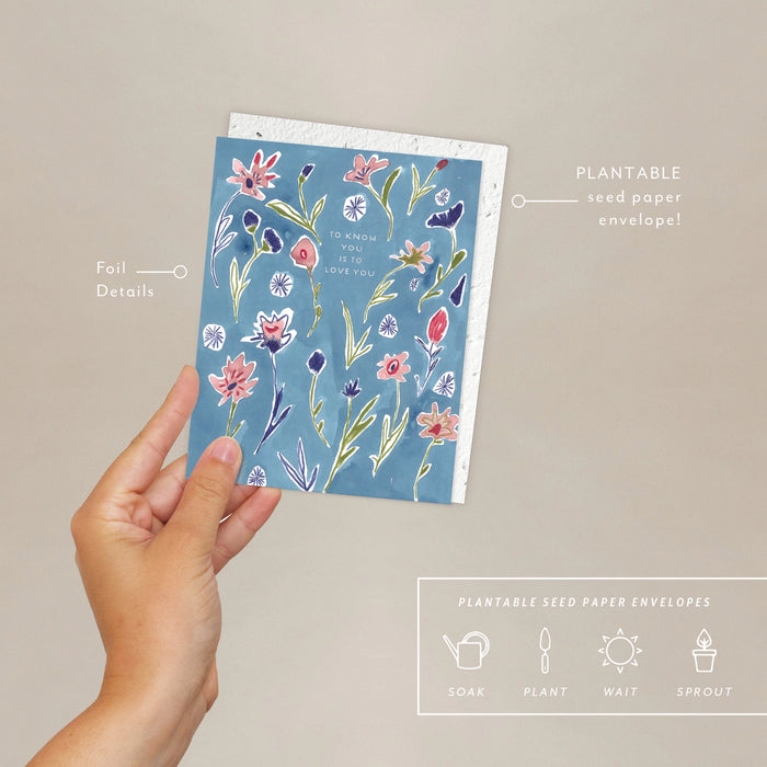 Ditzy Flowers Card
