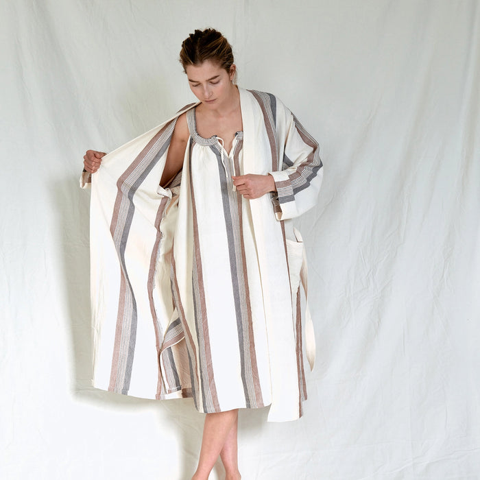 Brown Cream Nomad Robe
