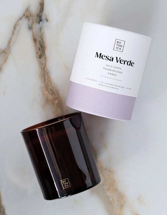Mesa Verde Candle: Palo Santo, Frankincense + Amber