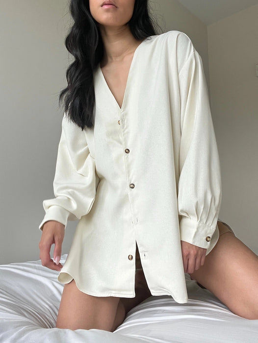 Mary Margaret Silk Herringbone Tunic