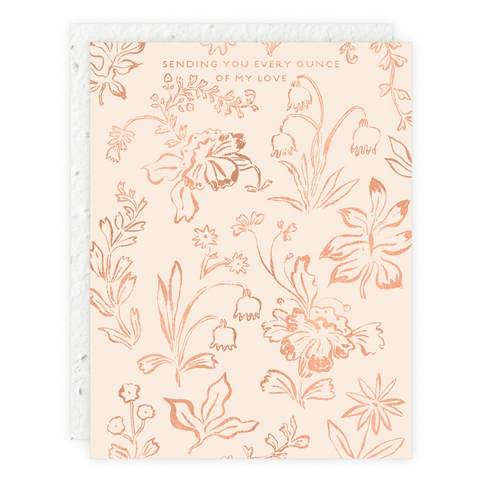 Ounce of Love Sympathy Card