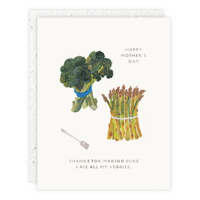 Mother's Day Eat Your Veggies Card
