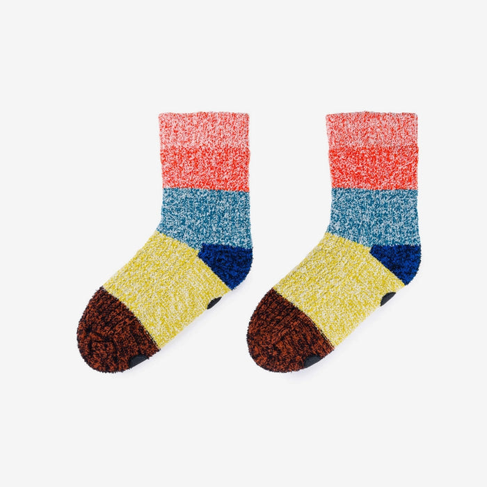 Color Band Knit House Socks