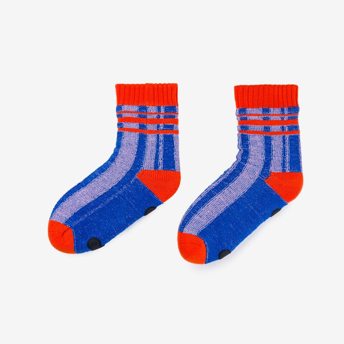 Plaid Stripe House Socks