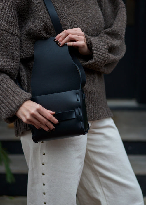 Leather Saddle Bag