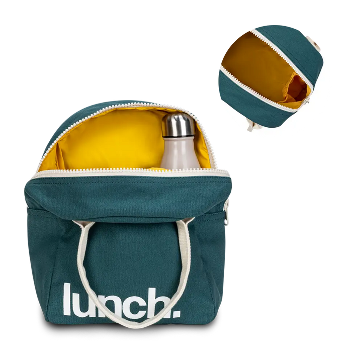 Organic Cotton Zipper Lunch Bag