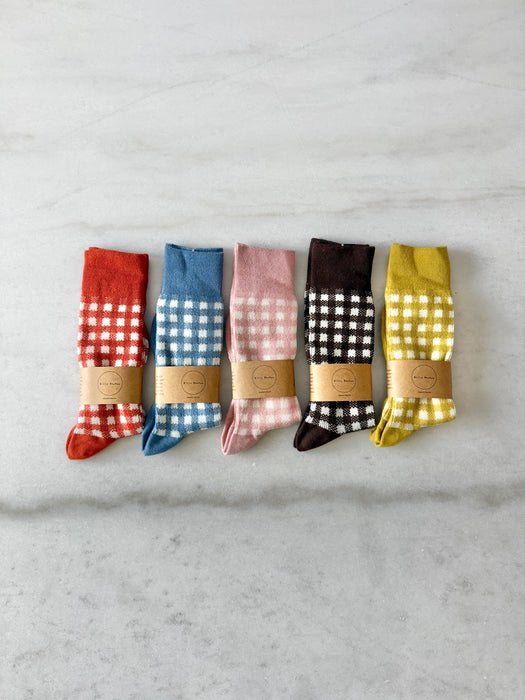 Cotswold Gingham Crew Socks