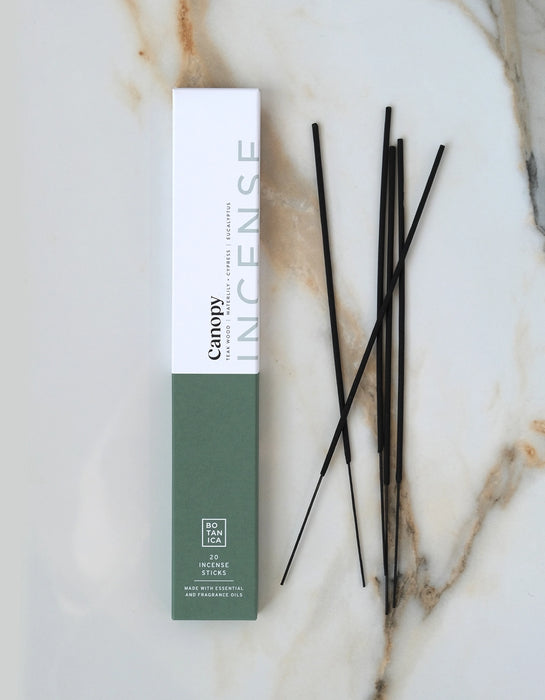 Canopy Incense: Teakwood, Water Lily + Eucalyptus