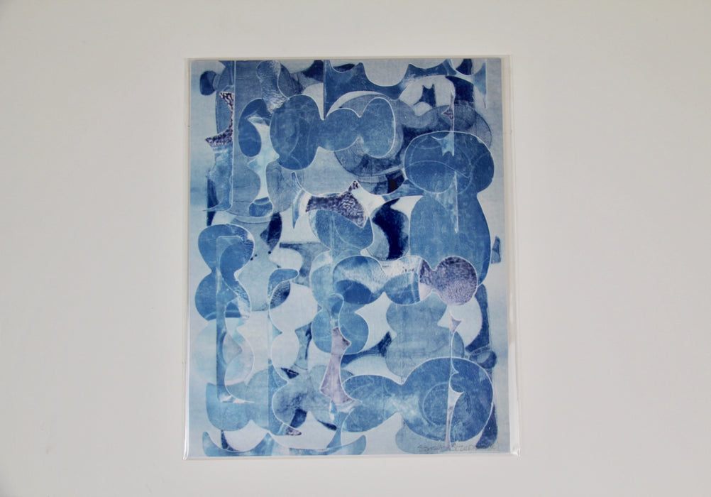Light Blue Abstract Card