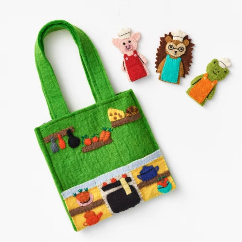 Chef Felt Puppet Bag