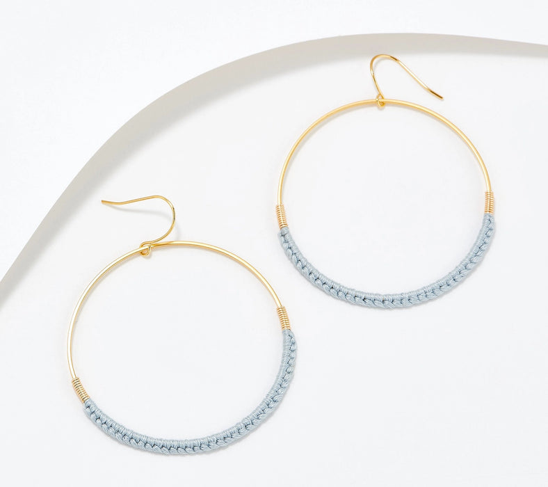Macramé Dangle Hoops