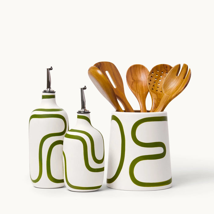 Meadow Outline Utensil Crock