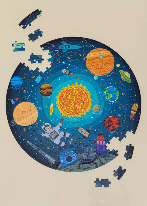 Round Puzzle - Galaxy Exploration - 150 Pieces