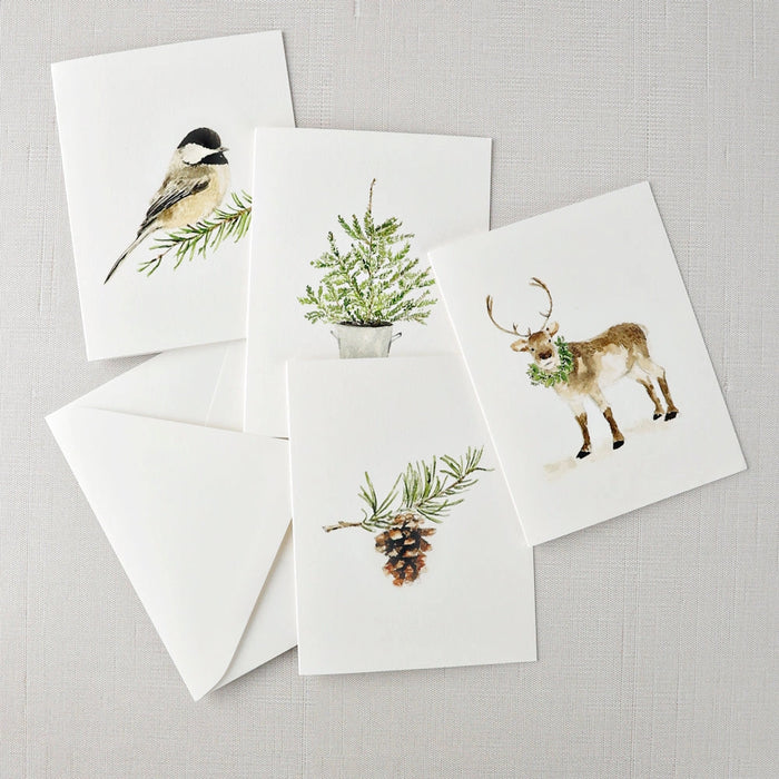 Evergreen Notecard Set