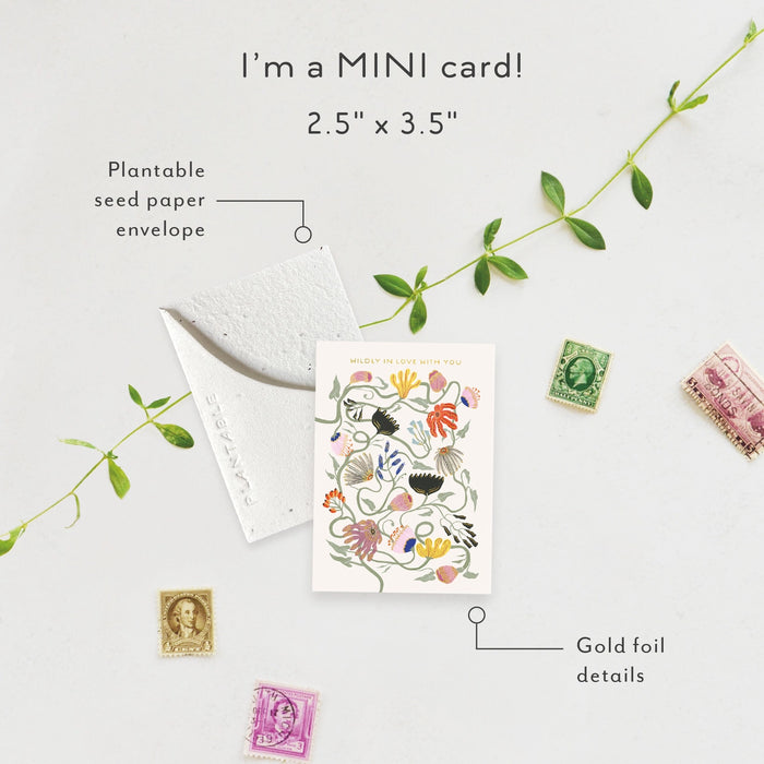 Wildly in Love Sprout Mini Card