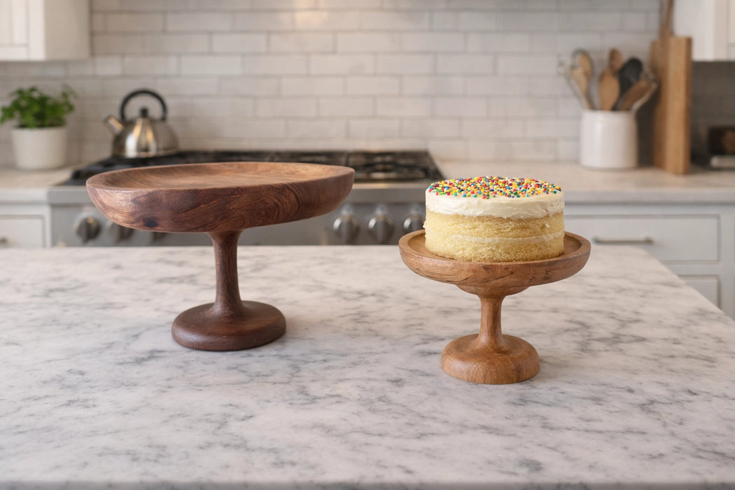 Wood Serving Stand