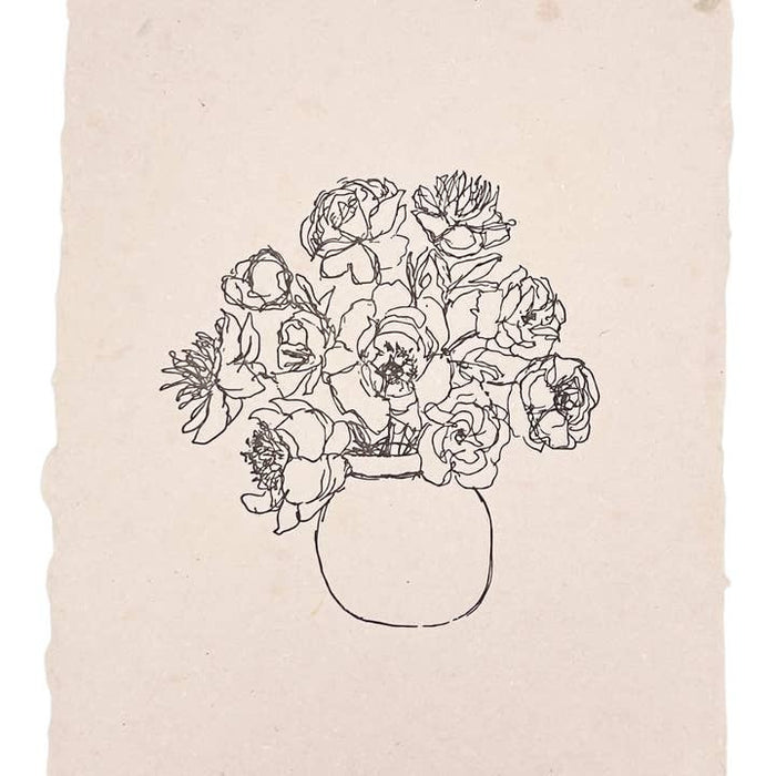 Vase of Peonies Art Print