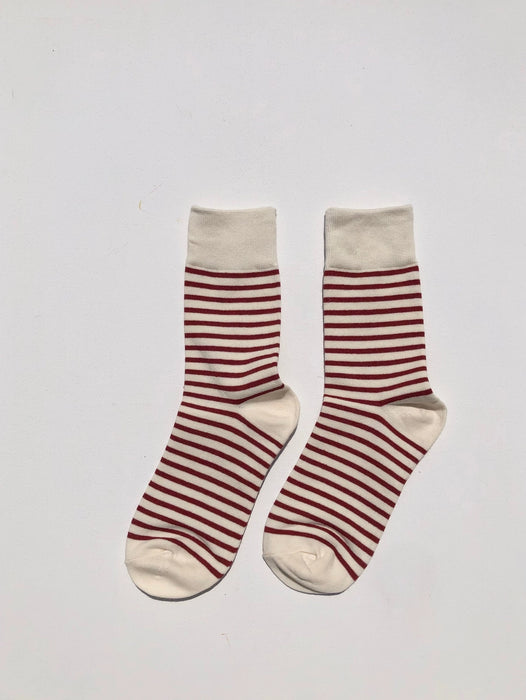 Color Stripe Cotton Socks