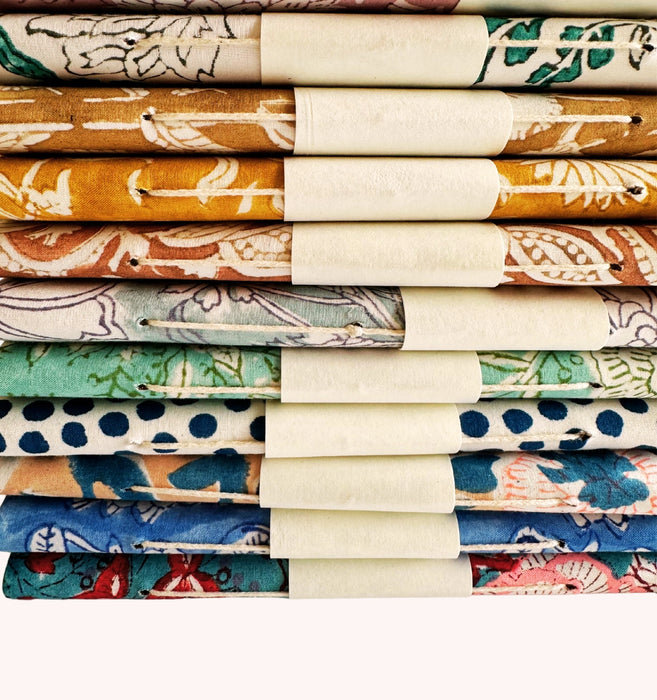 Cotton Block Print Journal