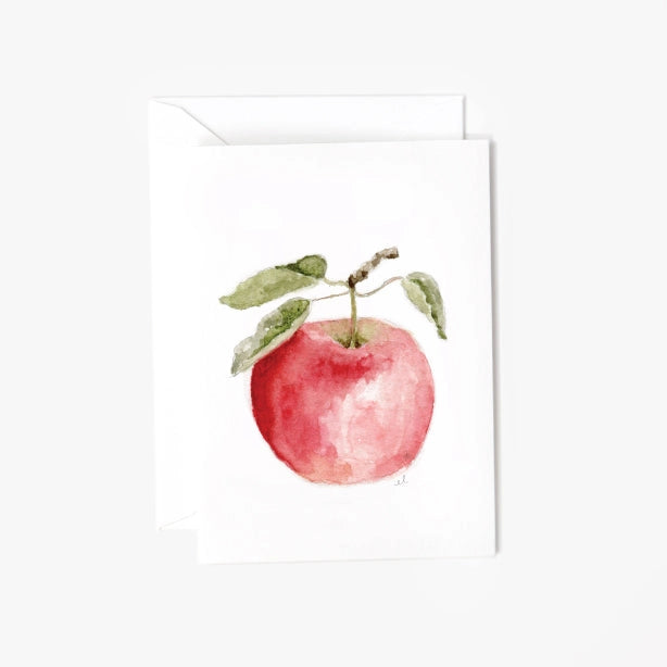 Apple Mini Notecard– By Land & Sea