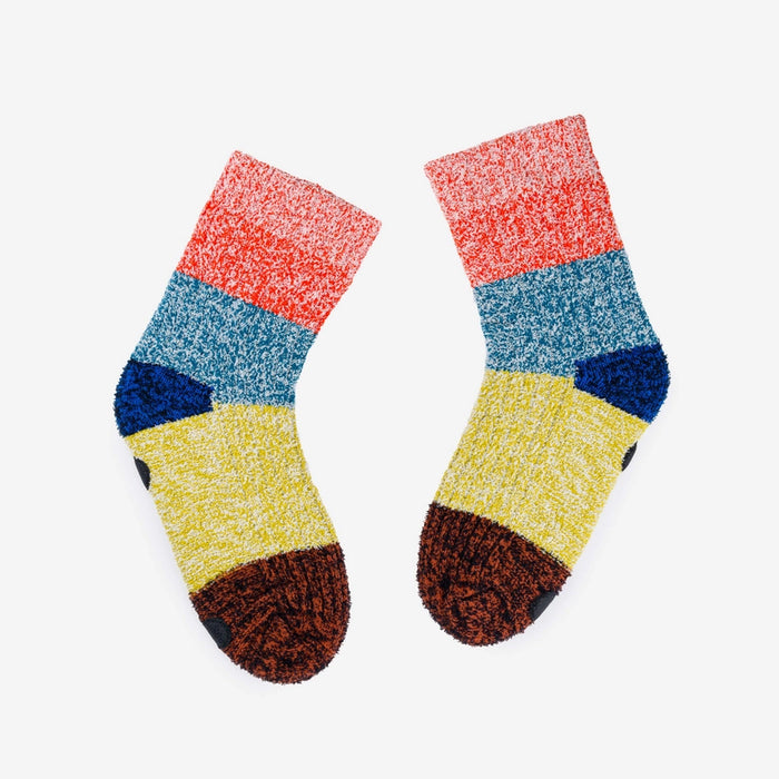 Color Band Knit House Socks