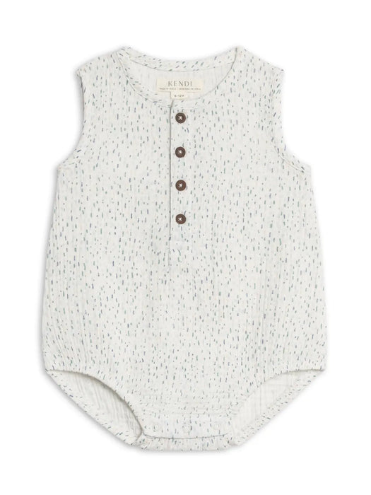 Bowie Muslin Bubble Romper
