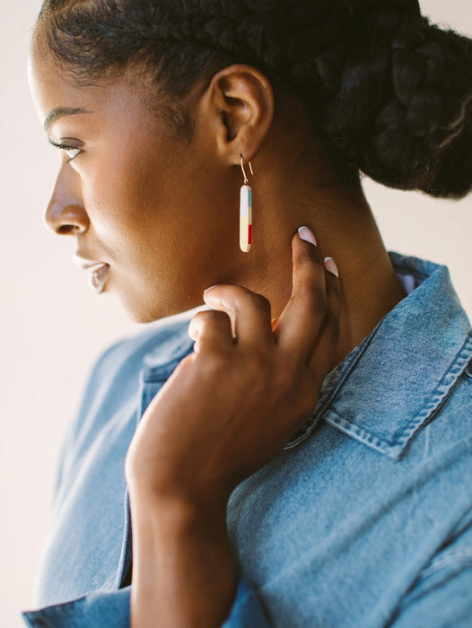 Running Stitch Earrings