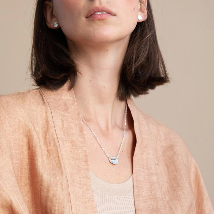 Enfold Necklace - Sterling Silver