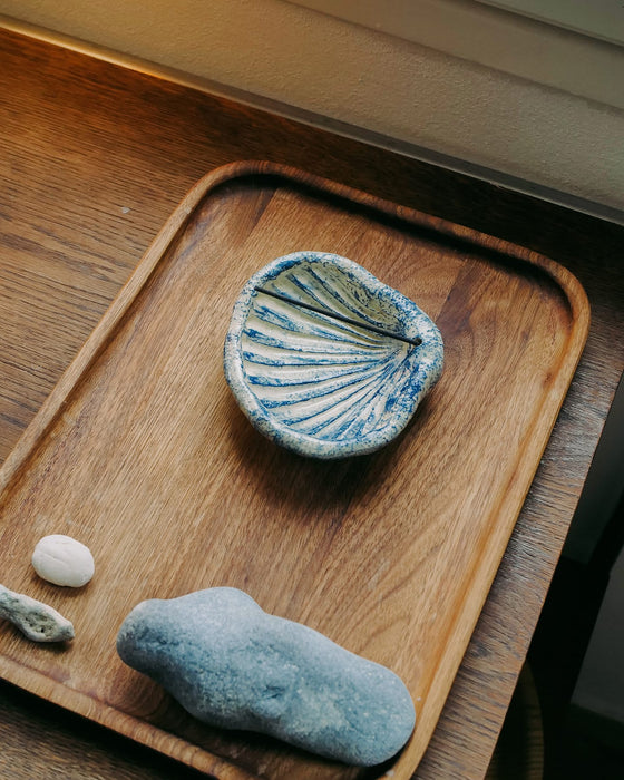 Ceramic Shell Incense Holder