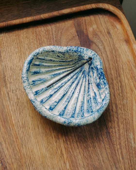 Ceramic Shell Incense Holder