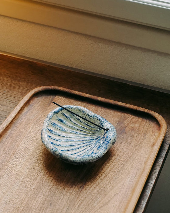Ceramic Shell Incense Holder