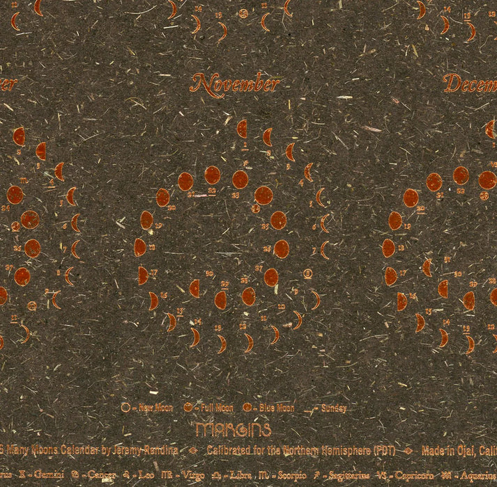 Small Many Moons Calendar - Soil