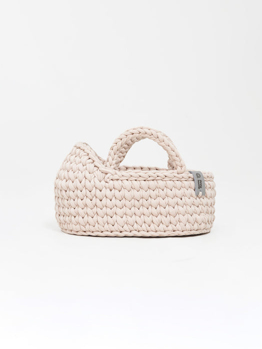 Mini Doll Moses Basket w/Rocking Stand