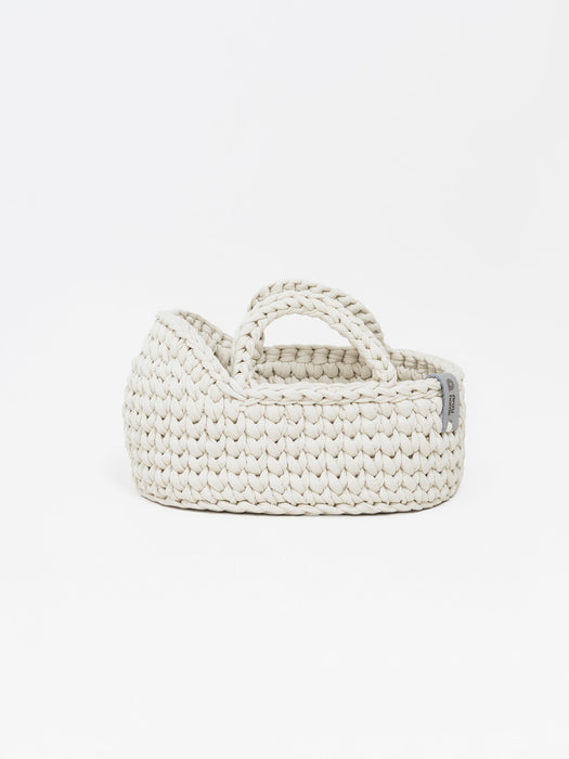 Mini Doll Moses Basket w/Rocking Stand