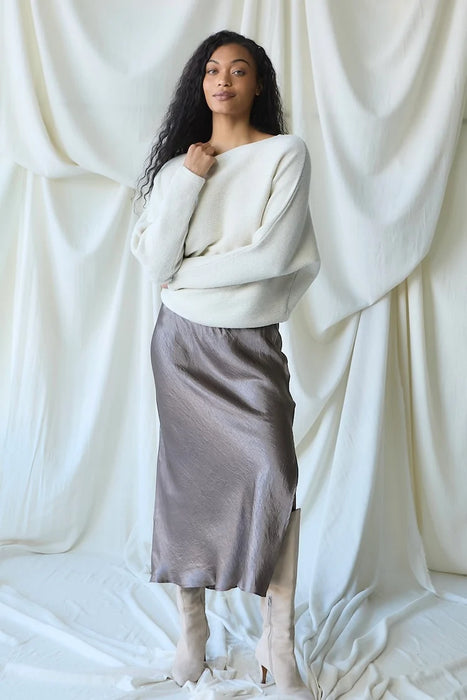 Bias Slip Skirt
