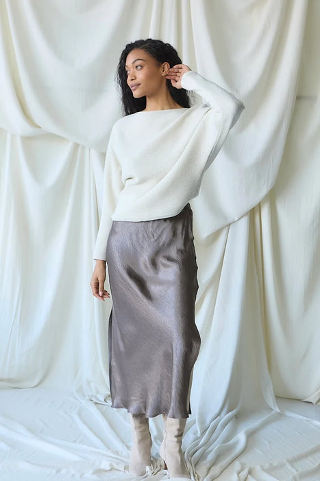Bias Slip Skirt